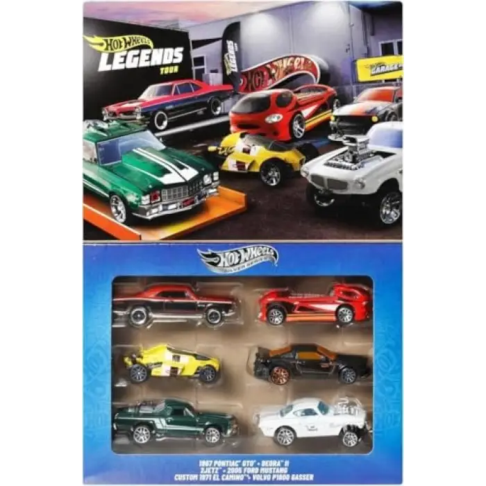 Hot Wheels Legends Silver Serisi 6 lı Özel Paket Arabalar JBY78
