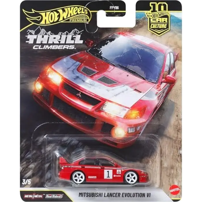 Hot Wheels Mitsubishi Lancer Evolution VI Car Culture 1:64 ölçekli, JKF19