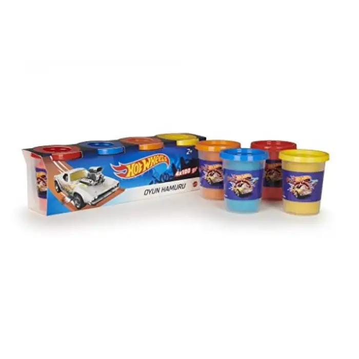 Hot Wheels Oyun Hamuru 4lü Paket - (4 x 100 gr)