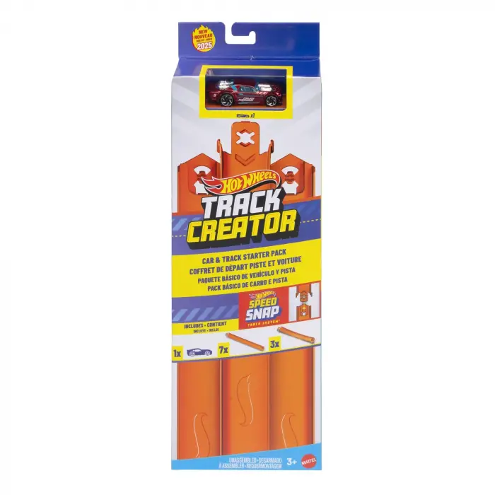 Hot Wheels Track Creator Track & Car Starter Pack, JDW43