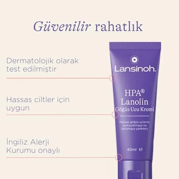 HPA Lanolin Göğüs Ucu Kremi 40 ml