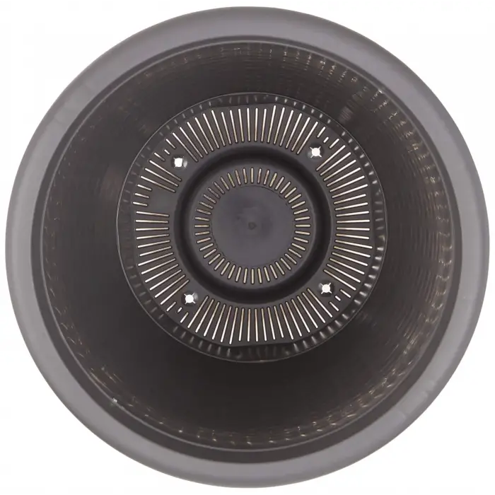 HS02 Hasır Saksı Tabaklı 25 cm, 6 L Antrasit