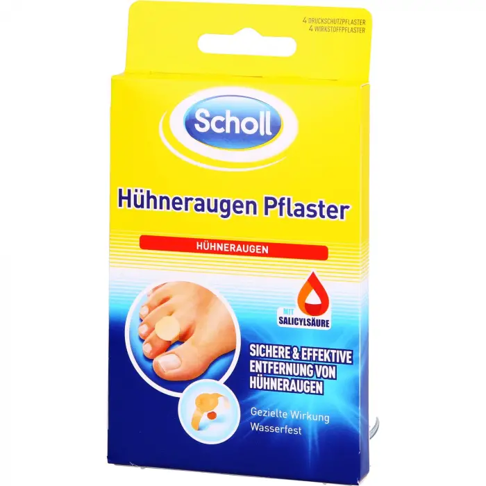 Hühneraugen Pflaster, 4 adet
