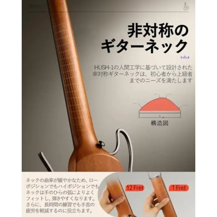 Hush-I Maun Silent Gitar