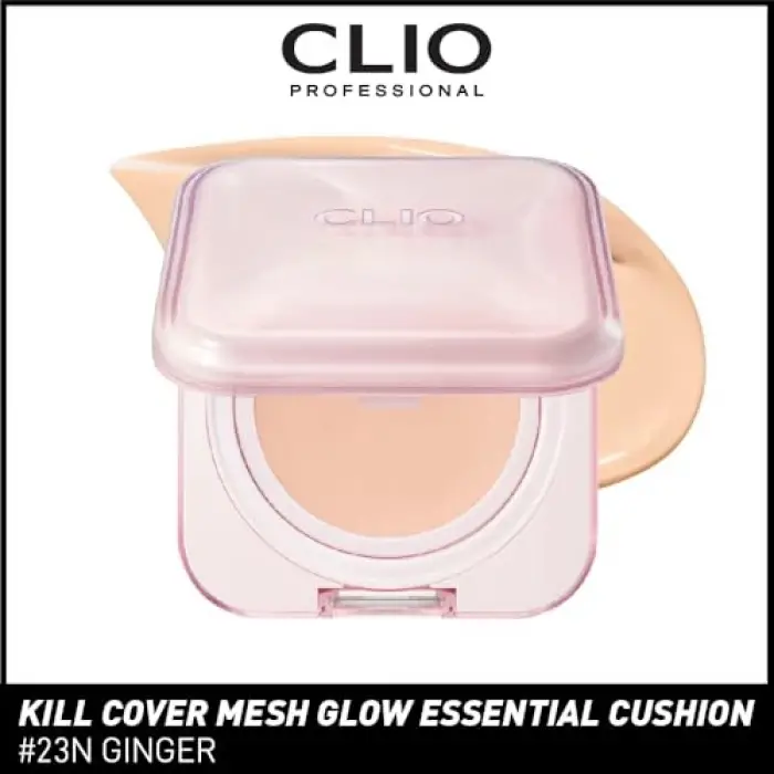 Hyalüronik Asit İçerikli Kill Cover Mesh Glow Essential Cushion Set (23N Ginger) SPF50+ PA++++