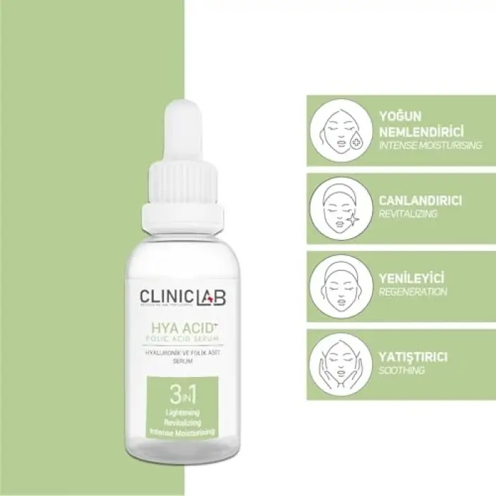 Hyaluronik ve Folik Asit Serum 30 Ml