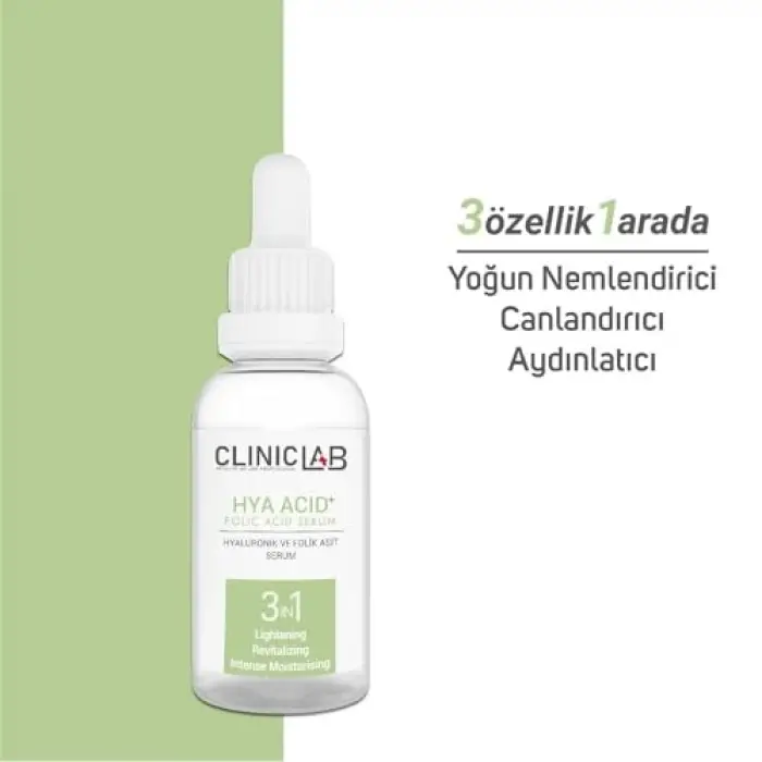 Hyaluronik ve Folik Asit Serum 30 Ml