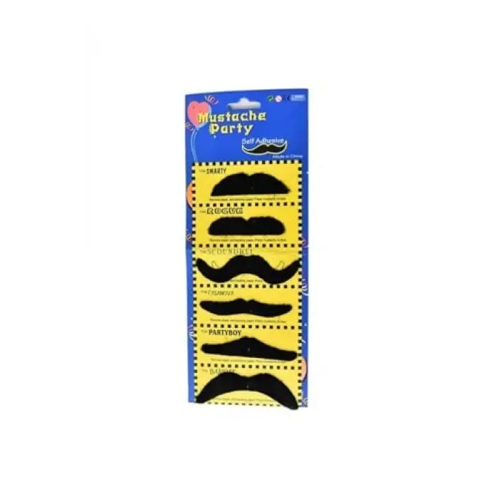 Hyd Takma Bıyık Şaka Bıyığı 6lı Set
