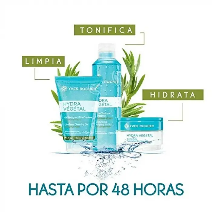 Hydra Végétal - Crème riche pour le visage, hydratation non-stop 48 h