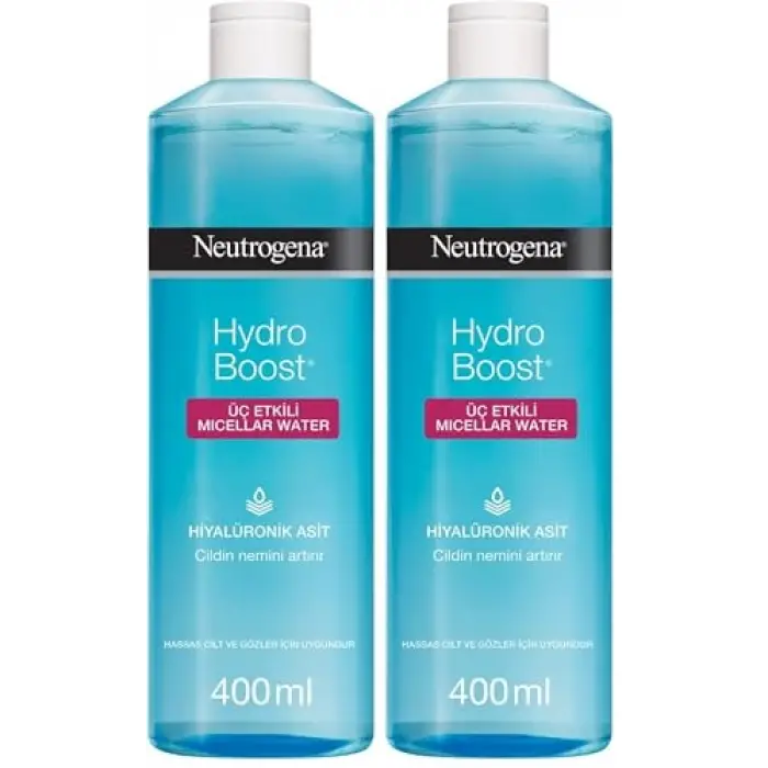 hydro boost üç etkili micellar water (400 ml) (2 paketi)