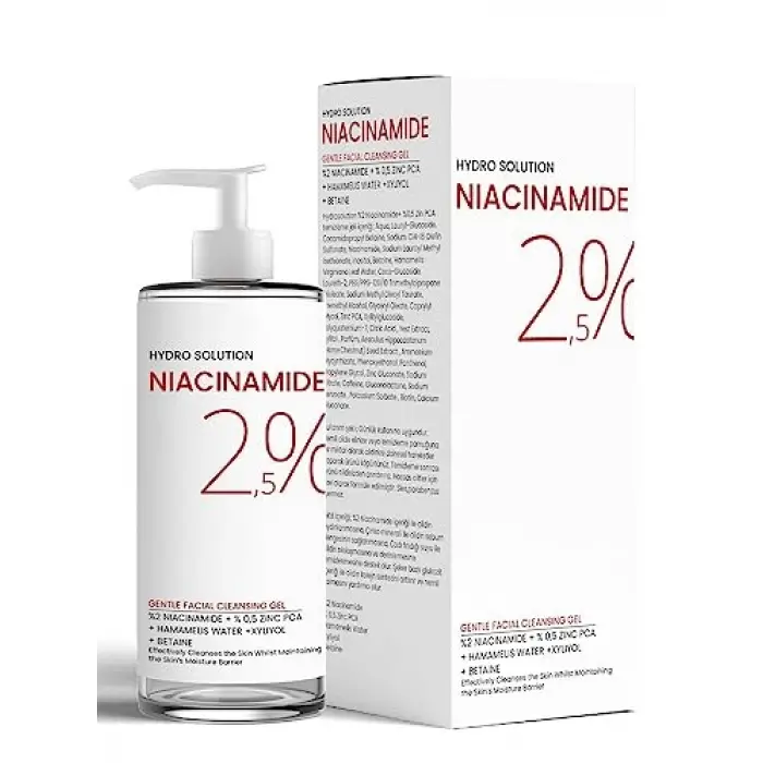 HYDRO SOLUTION%2 Niacinamide +%0,5 Zinc PCA Temizleme Jeli 200 ML
