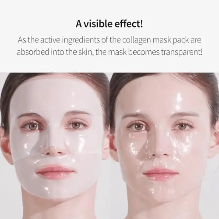 Hydrogel Collagen Face Mask 4 Sheets - Kolajen İçerikli Hidrojel Yüz Maskesi