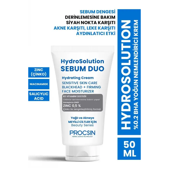 Hydrosolution%0.2 BHA Yoğun Nemlendirici Krem 50 ML