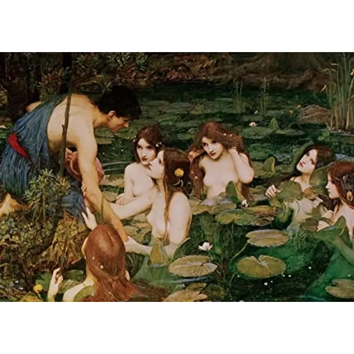 Hylas ve Su Perileri, 1896, 1500 Parça Puzzle