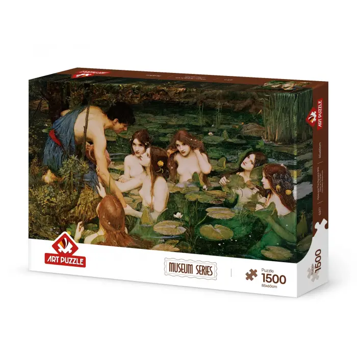 Hylas ve Su Perileri, 1896, 1500 Parça Puzzle