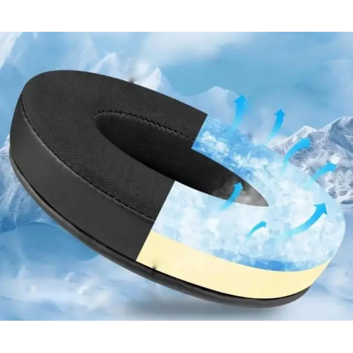 HyperX Cloud 3,2,1; Cloud Alpha, Flight, Stinger, Core Uyumlu Soğutucu Jel Kulaklık Pedi | Memory Foam, Serin Kumaş, Gürültü Yalıtımlı Yedek Kulaklık Yastığı (1 Çift)