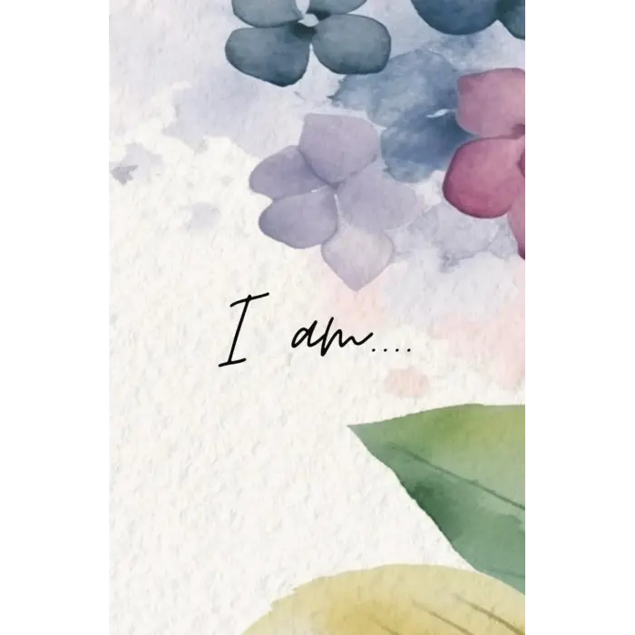 I am Journal: Daily Gratitude Journal | A Guide to Develop Mindfulness & Positivity (5.25x8 in) (Floral)