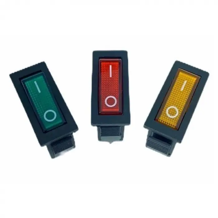 IC-113 Tekli Dar Işıklı Anahtar ON-Off 3P