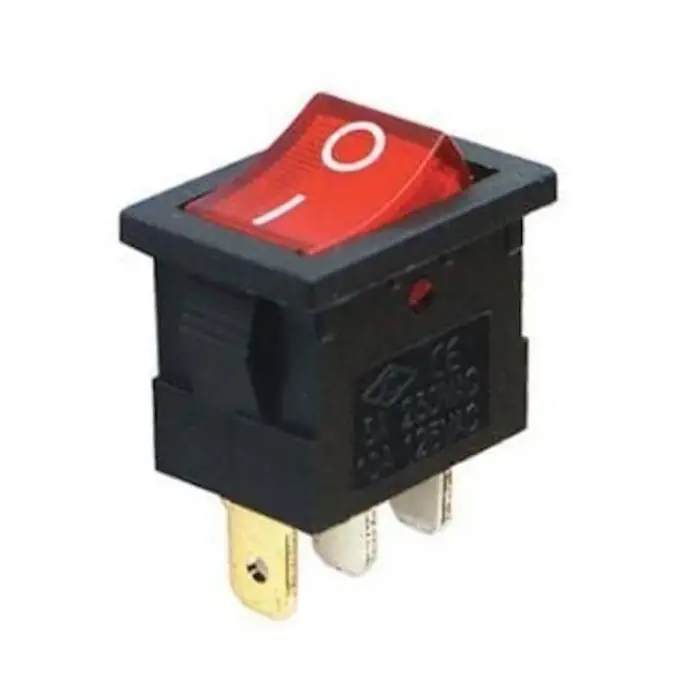 IC-118 Mini Işıklı Anahtar ON-Off 3P