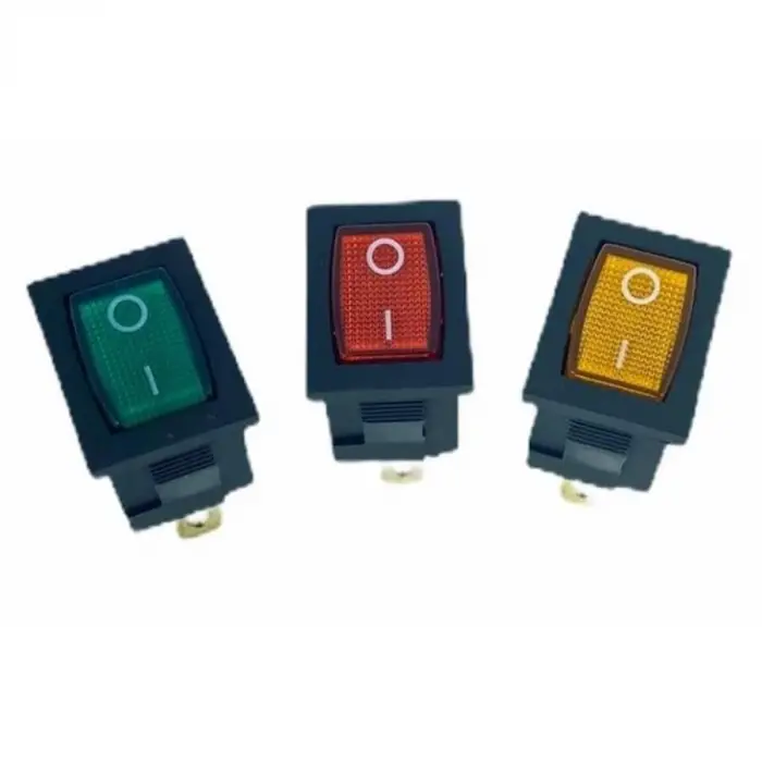 IC-118 Mini Işıklı Anahtar ON-Off 3P
