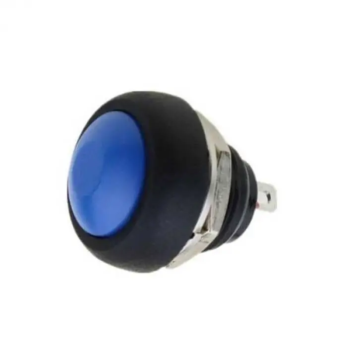 IC-184 Buton 12 mm PBS33B, Mavi