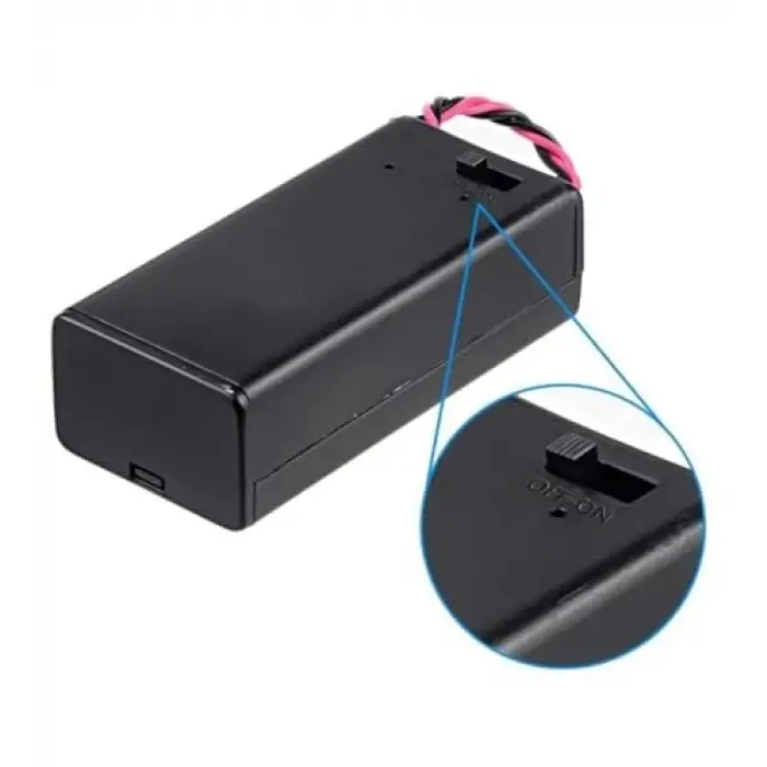 IC233D 9V Pil Kutusu Kapaklı
