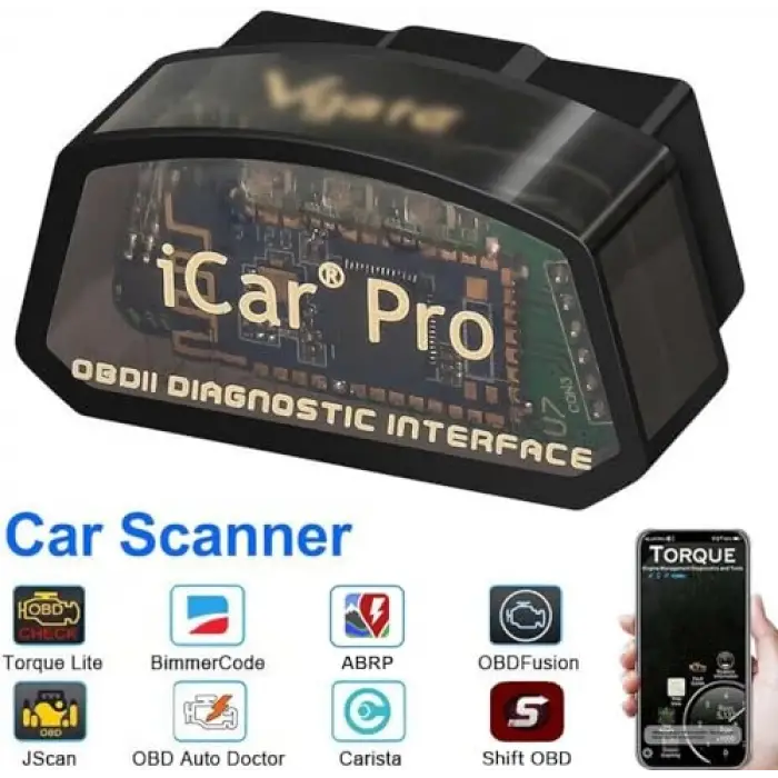 iCar Pro Mini OBD2 Bluetooth Tarayıcı iOS/Android OBD Adaptörü Araç Arıza Kodu Okuyucu Tarama Araçları