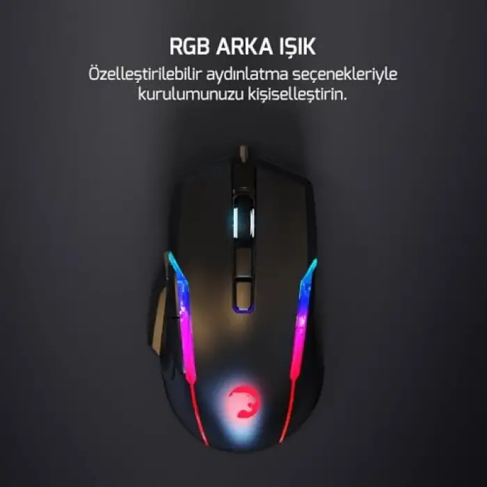 Icarus RGB 10.000DPI 9 Tuş Profesyonel Optik Gaming Mouse