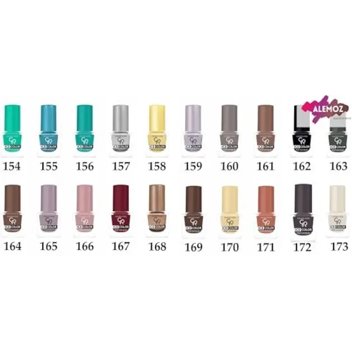 Ice Color Nail Lacquer No: 166 - Parlak Bitişli Mini Oje 6 ml