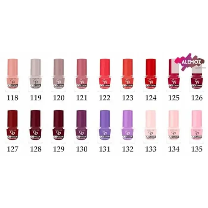Ice Color Oje No: 117, Parlak Bitişli Mini, 6 ml