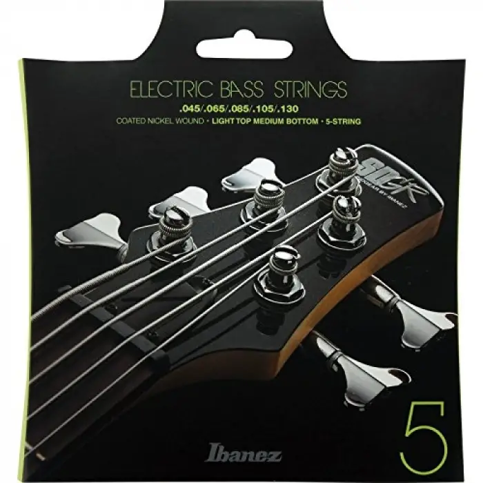 IEBS5C 4-String Bas Gitar Telleri - Hafif Üst Orta Alt
