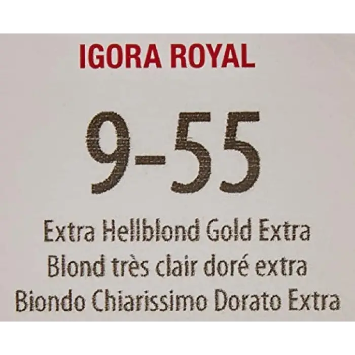 Igora Royal 9-55 Sarı-Yoğun Altın