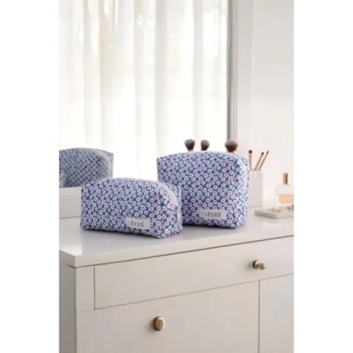 İkili Makyaj Çantası Seti