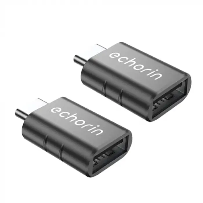 (İkili) OTG Akıllı Giriş USB 3.0 to Type-C Dönüştürücü Adaptör Çevirici 5Gbps, iPhone 16, Pro, Pro Max, M2, M3, M4 MacBook Pro, Air, iPad Pro ve Galaxy S25, S24, S23 ve Tabletler ile Uyumlu