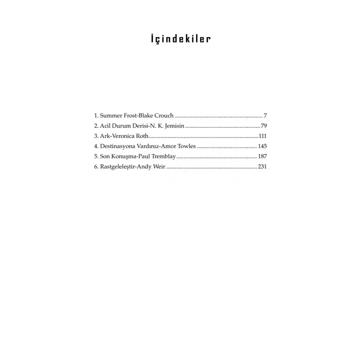 İleri Sar: Gelecekten Öyküler
