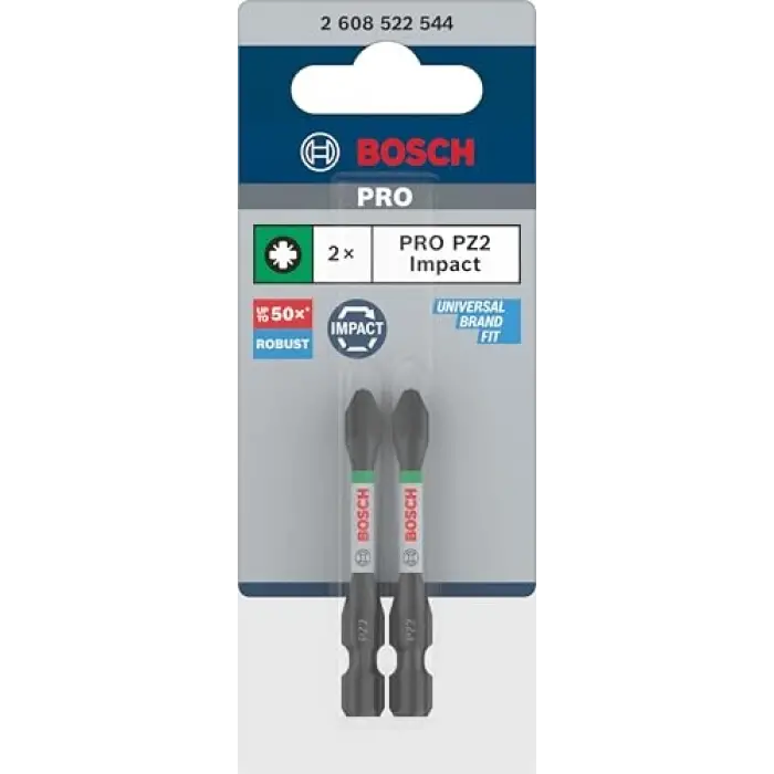 Impact Yıldız Bits Uç PZ2x55 mm 2li