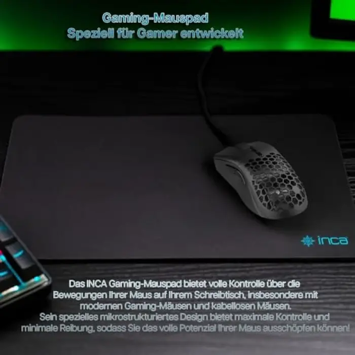 INCA IMP-020 270x350x3mm Medıum Gamıng Mouse Pad