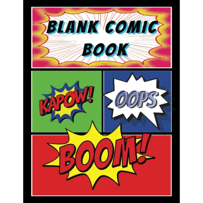Independently published 2-6 8,5x11 inch-110 10 with Templates Draw Story Different Handy Panel layouts pages Blank Comic Book Create Your Own Comics Notebook