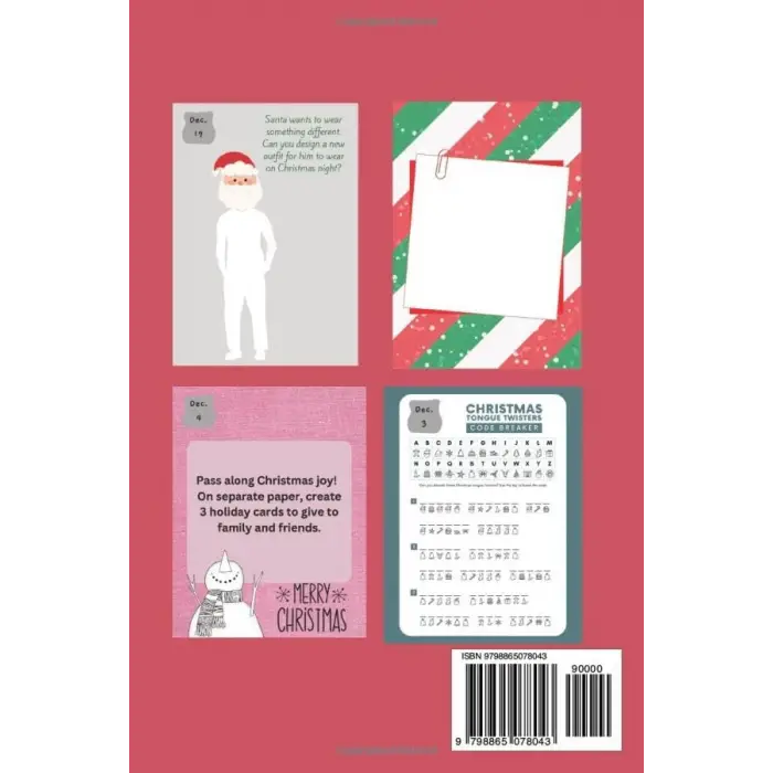 Independently published 24 Day Countdown Until Christmas: Advent Notebook