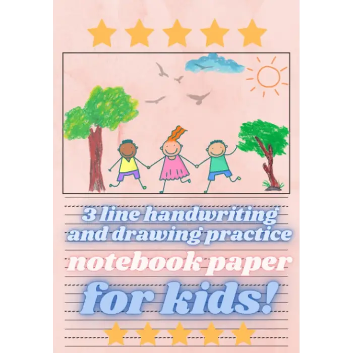 Independently published 3 line Handwriting Practice Paper for Kids: Dotted Line Notebook (Blank Handwriting Practice Books For Kids)