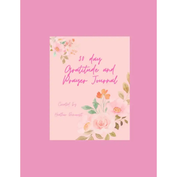 Independently published 30 Day Gratitude and Prayer Journal
