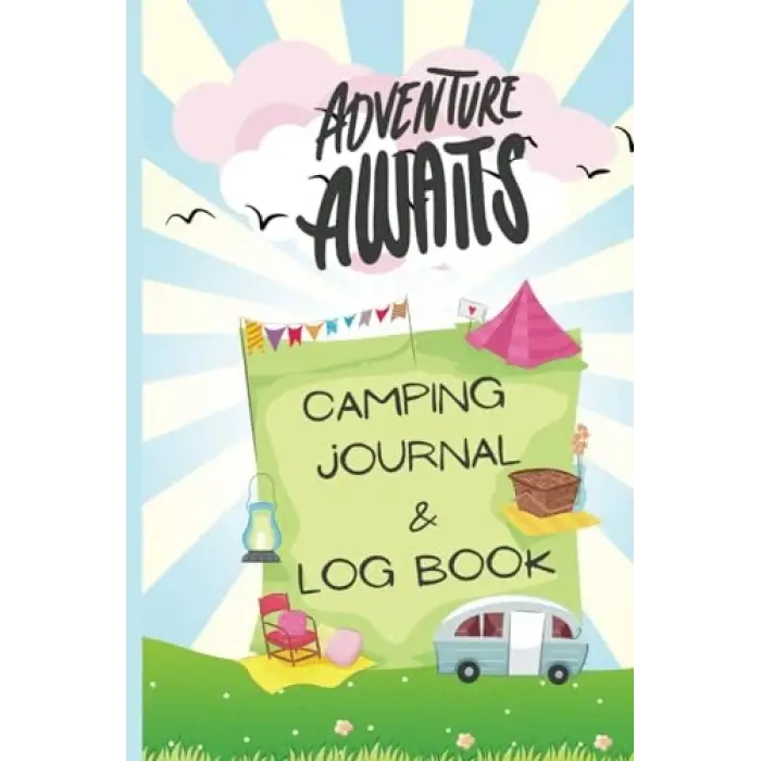 Independently published Adventures Awaits Camping Journal: RV Travel Logbook