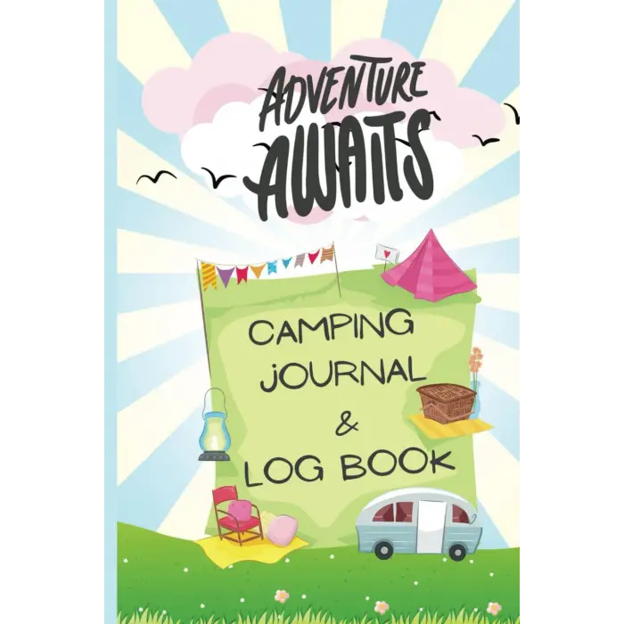 Independently published Adventures Awaits Camping Journal: RV Travel Logbook