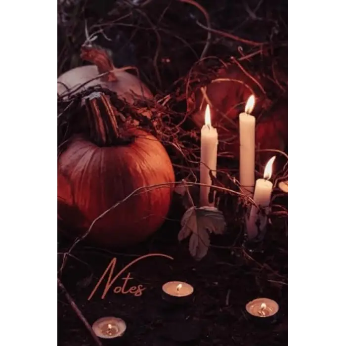 Independently published All Hallows Eve Notebook: Spooky Halloween, pumpkin and candle Note book