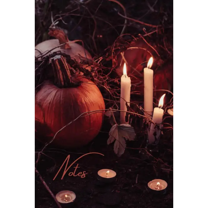 Independently published All Hallows Eve Notebook: Spooky Halloween, pumpkin and candle Note book