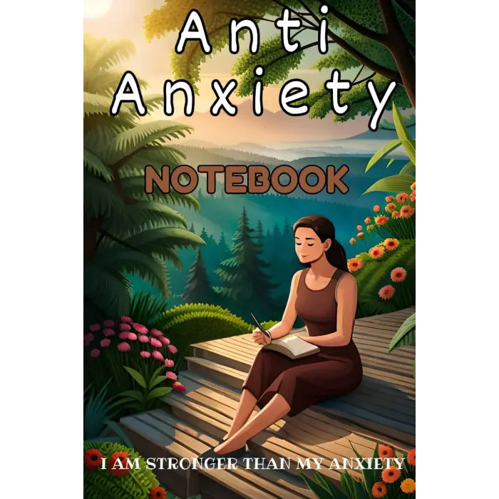 Independently published Anti-Anxiety Notebook: I am stronger than my anxiety
