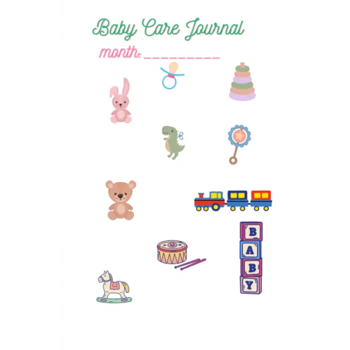 Independently published Baby Care Journal
