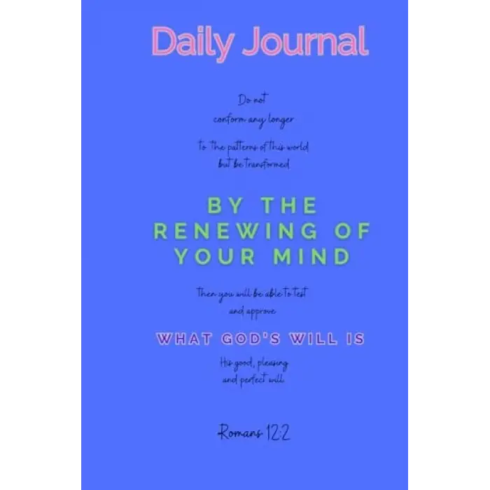 Independently published Bible Verse Daily Journal