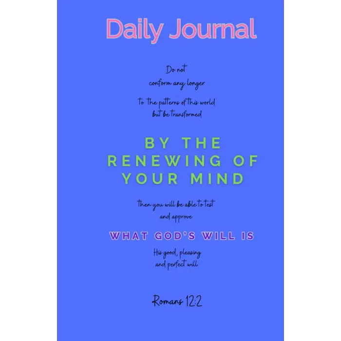 Independently published Bible Verse Daily Journal