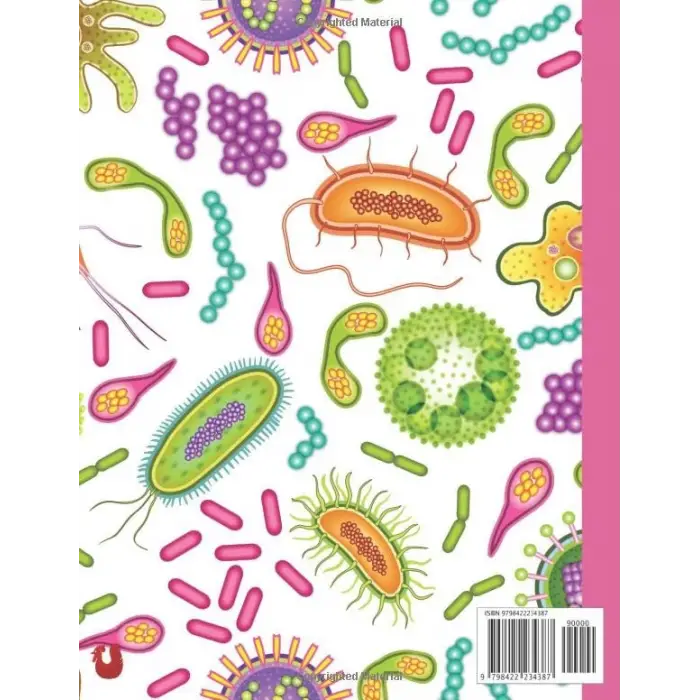 Independently published Biology Composition Notebook: 8.5 X 11 College Ruled Paper Lined Journal, Bacteria And Virus Pattern Cover - A Biology Themed Gift For Your Friends